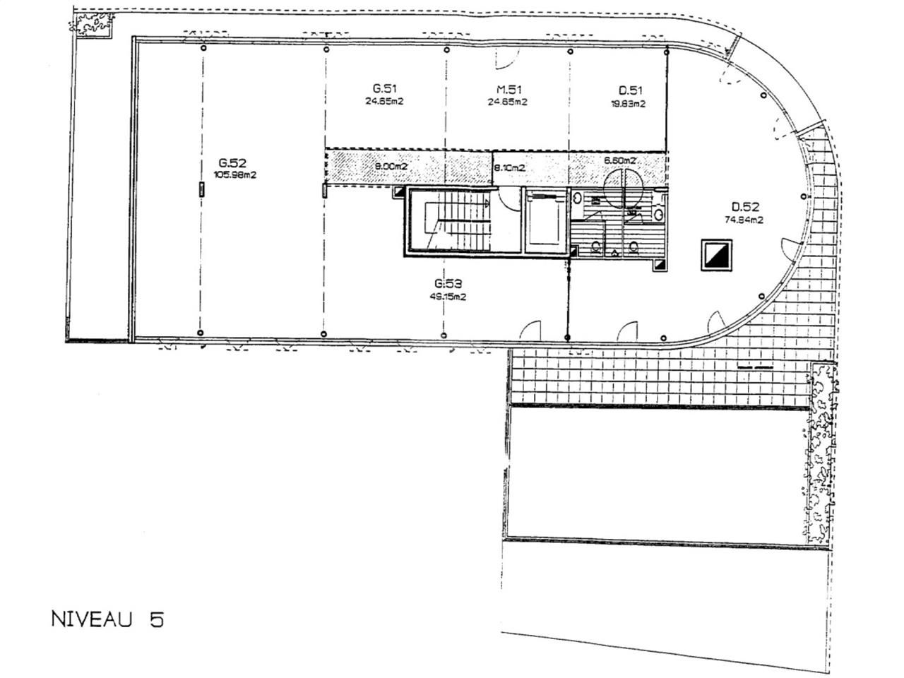 Location bureaux 310 m² non divisibles