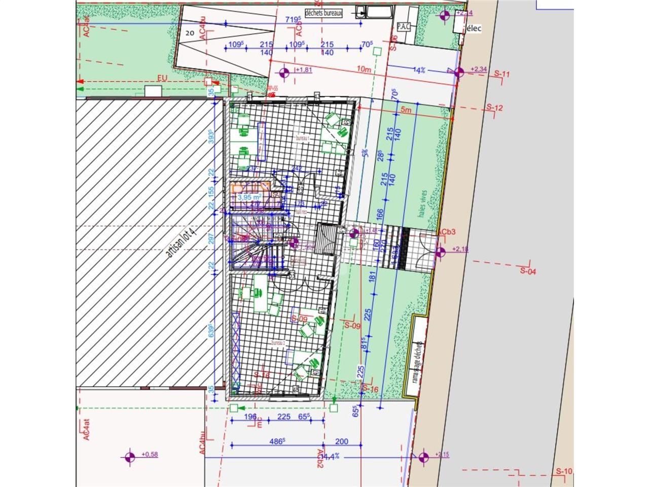 Location bureaux 69 m² divisibles à partir de 34 m²