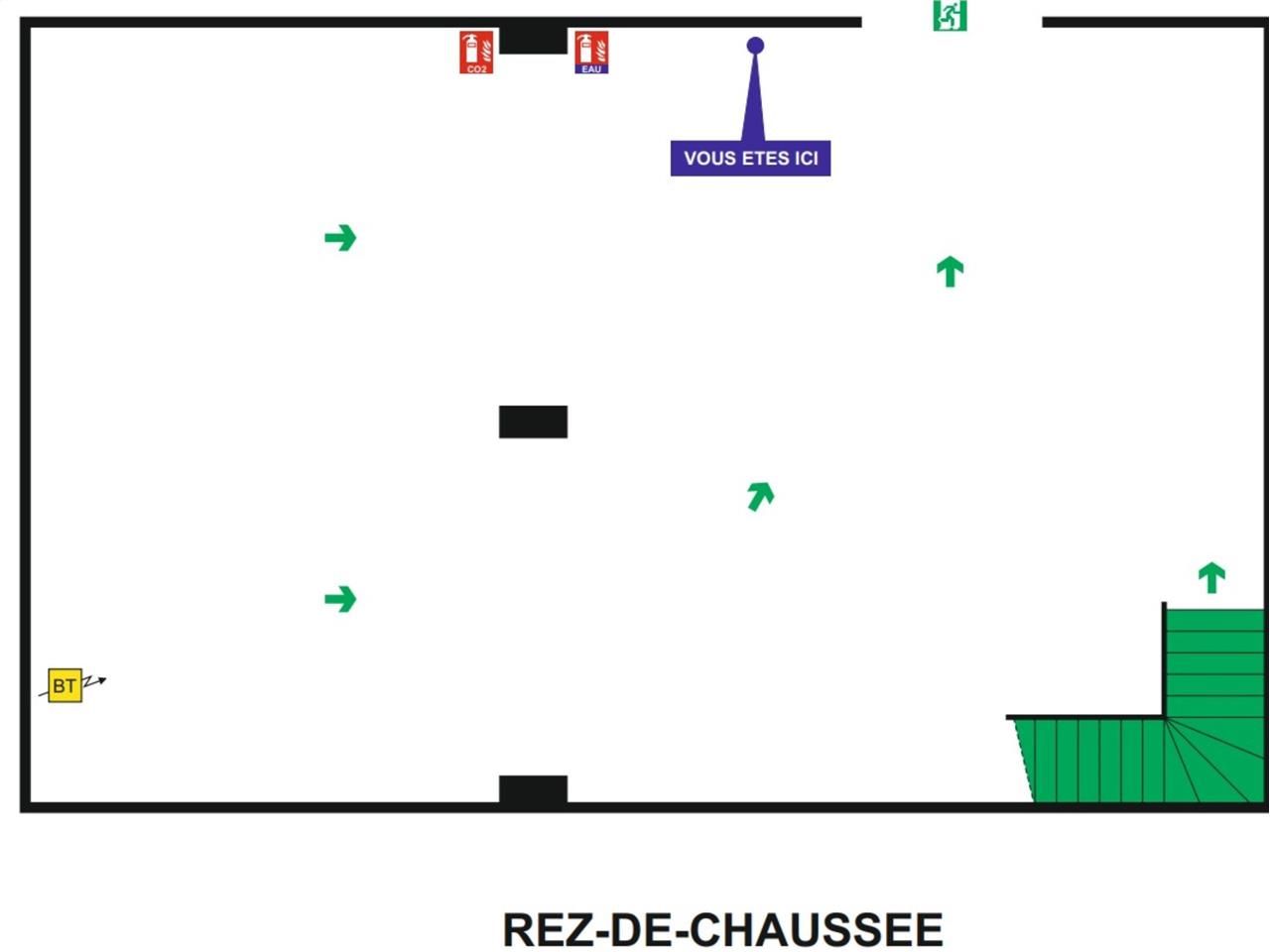 Location bureaux 36 m² non divisibles