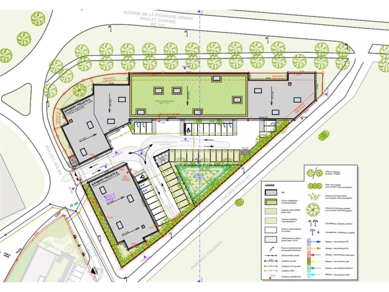 Location entrepots 1694 m² divisibles à partir de 377 m²