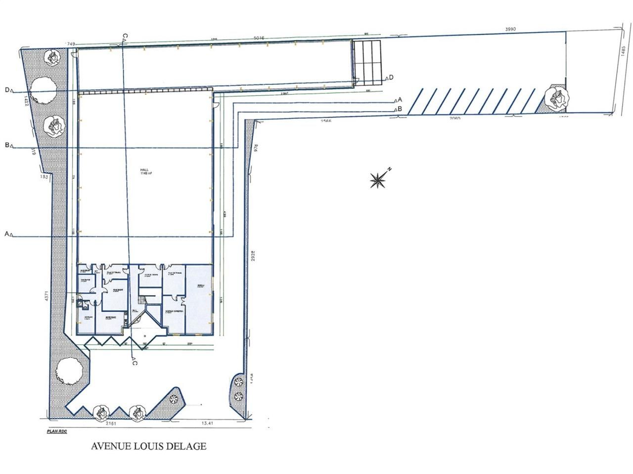 Location entrepots 1668 m² non divisibles
