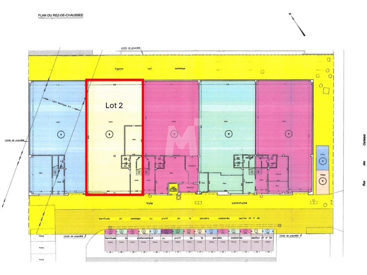 Location entrepots 333 m² non divisibles