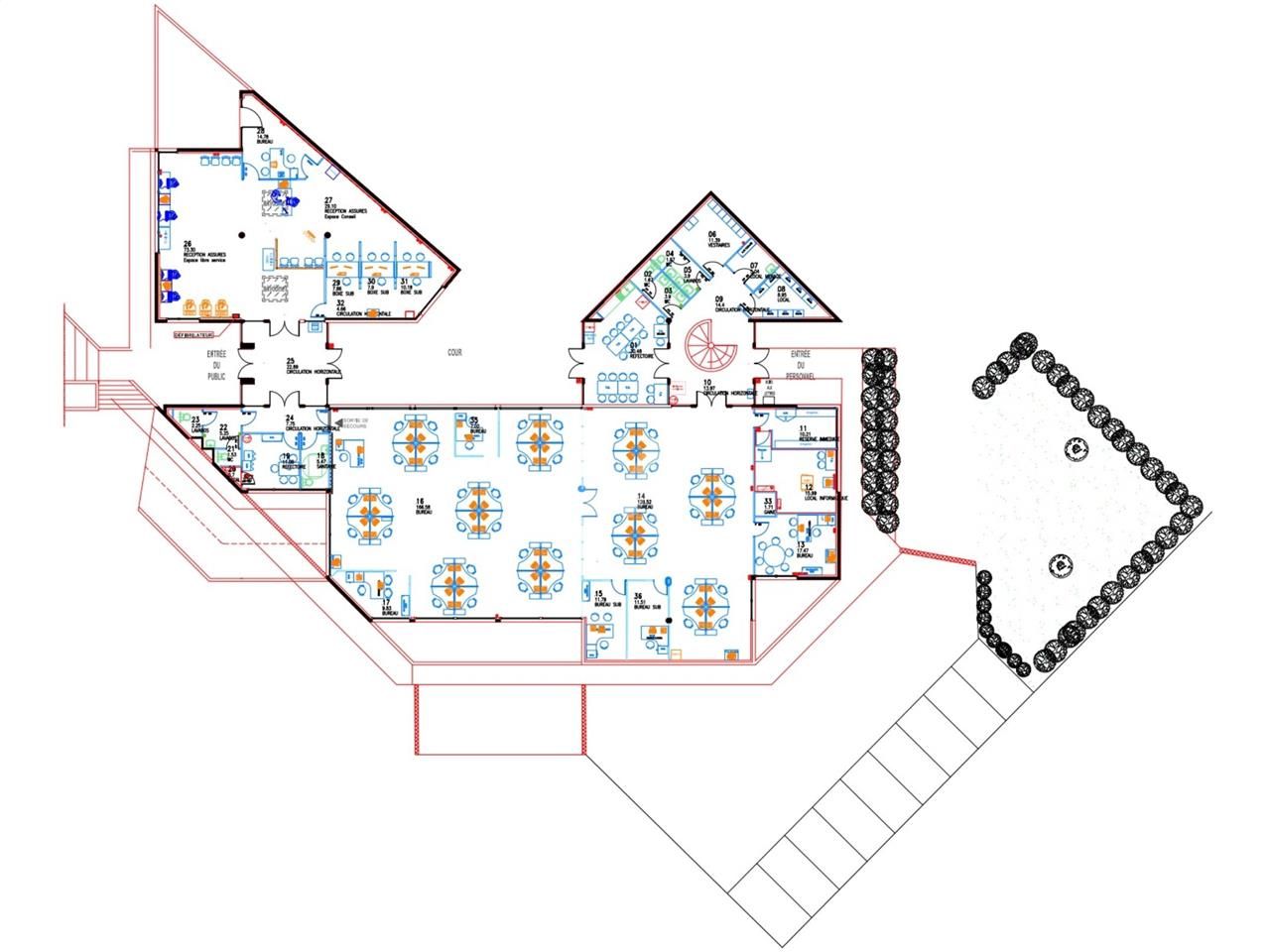 Vente bureaux 905 m² non divisibles