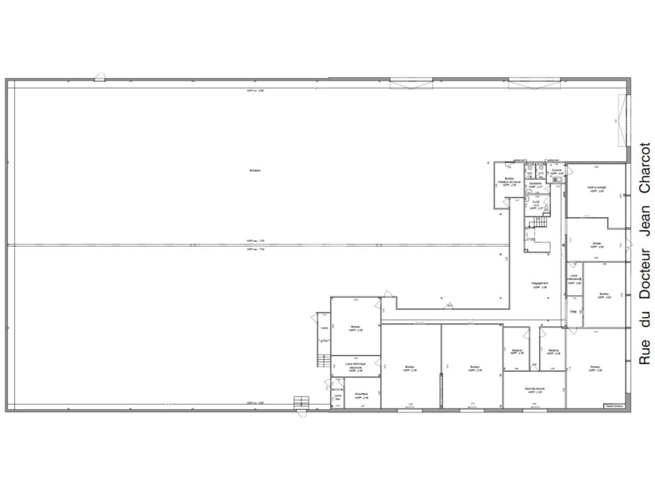 Vente entrepots 2348 m² non divisibles