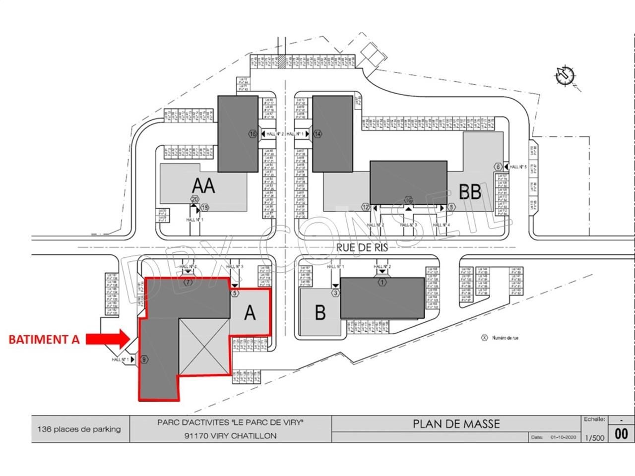 Location entrepots 340 m² divisibles à partir de 170 m²