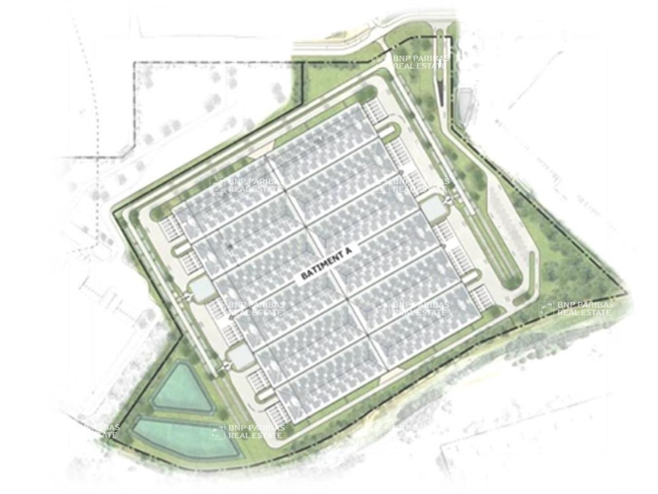76776 m² pour cetentrepôts classe a en location à Gondreville