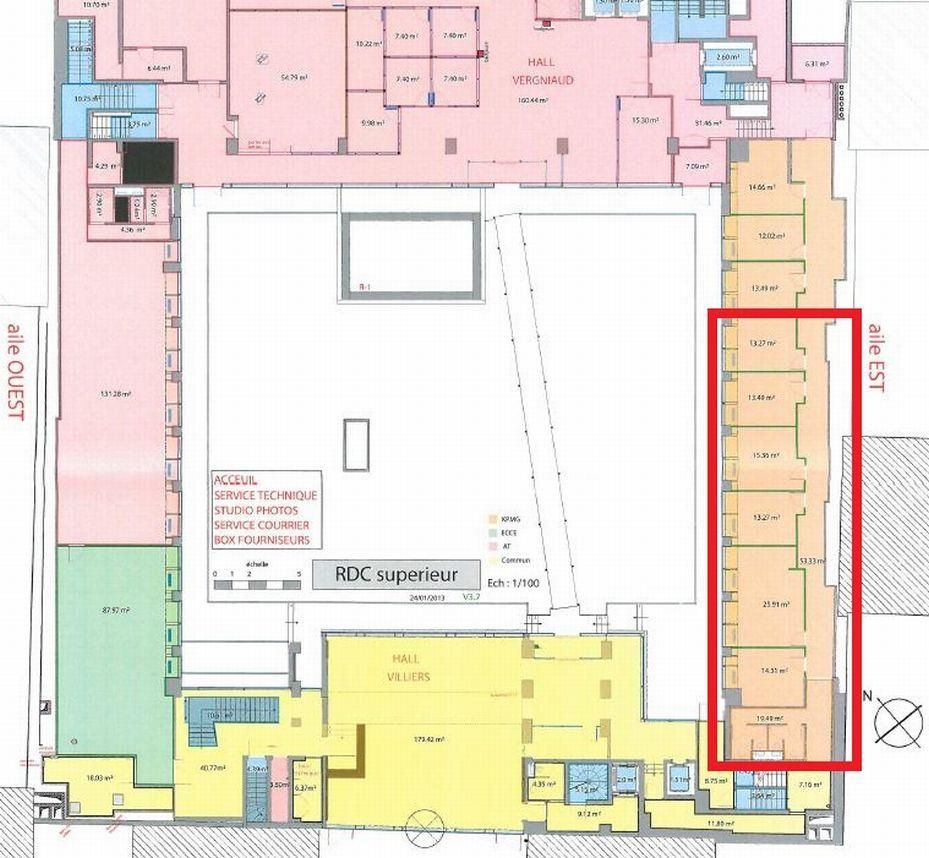 Location bureaux à Levallois perret 92300