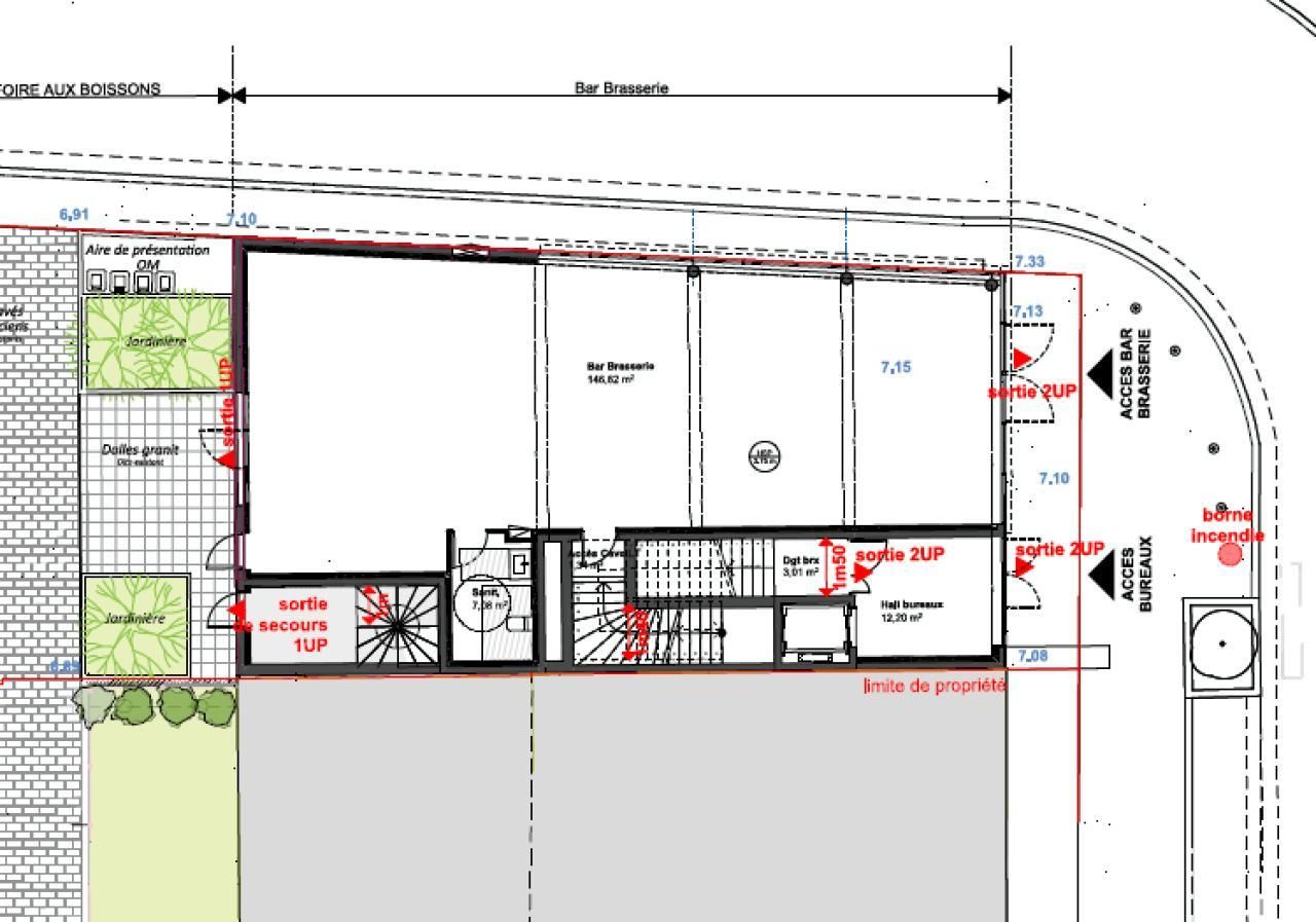 633.93 m² pour ce bureaux en vente à Rouen