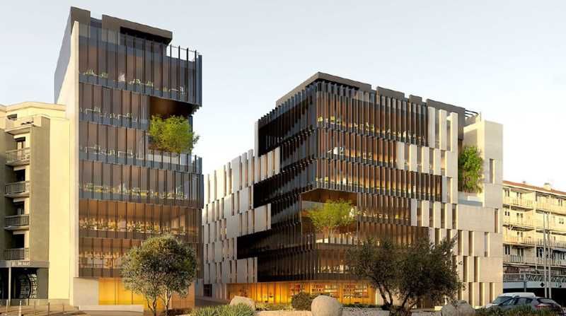 Immeuble le Diadème, bureaux  à la vente, livrés 