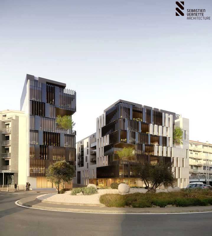 Immeuble le Diadème, bureaux à la vente, livrés b