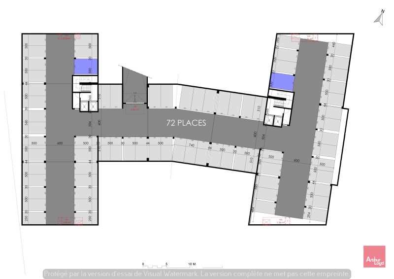 Vente bureaux 6822 m² divisibles à partir de 87 m²
