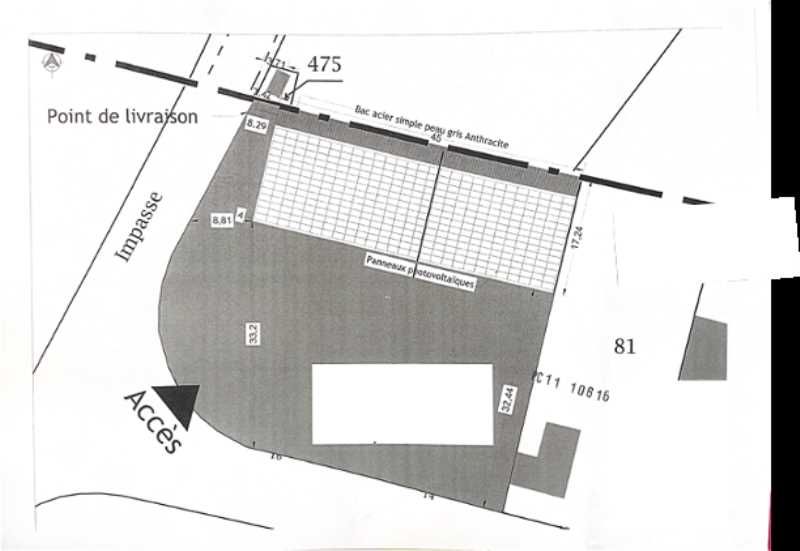 Vente entrepots 800 m² non divisibles