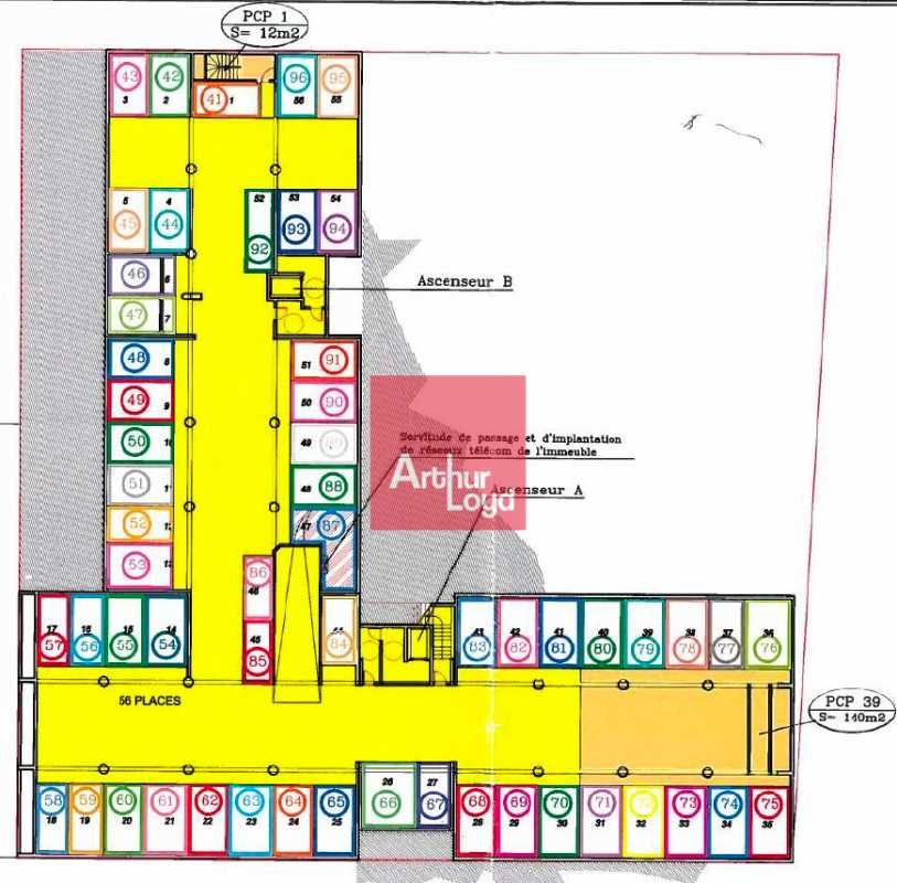 Vente locaux commerciaux 415 m² non divisibles