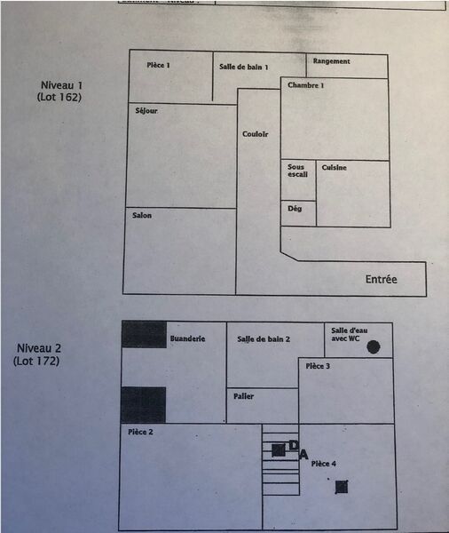 Location bureaux 166 m² non divisibles