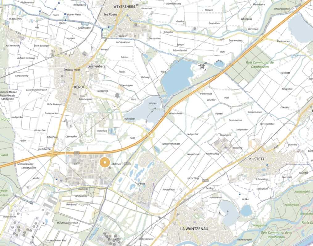 Location bureaux 245 m² non divisibles