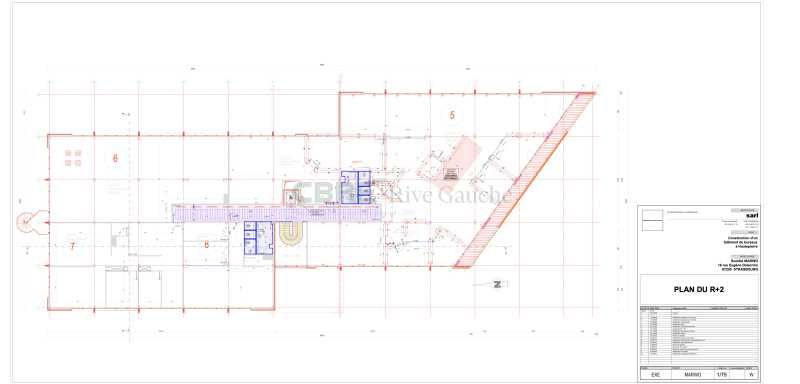 Location bureaux 448 m² divisibles à partir de 191 m²