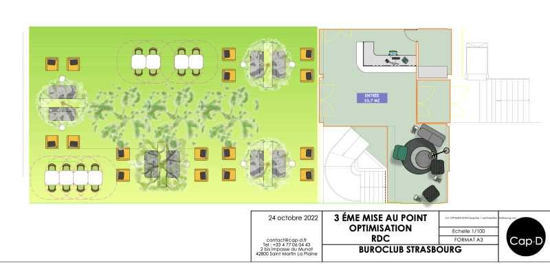Location bureaux 512 m² divisibles à partir de 8 m²