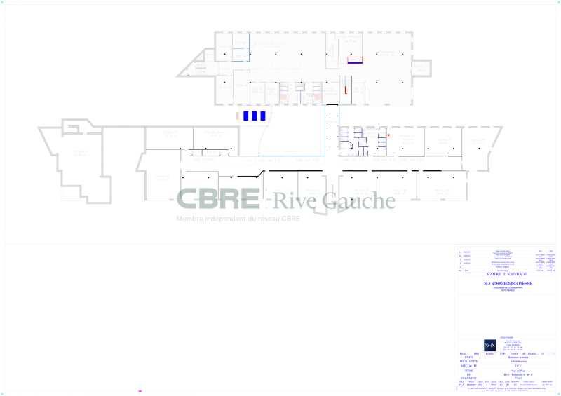 Location bureaux 846 m² divisibles à partir de 37 m²