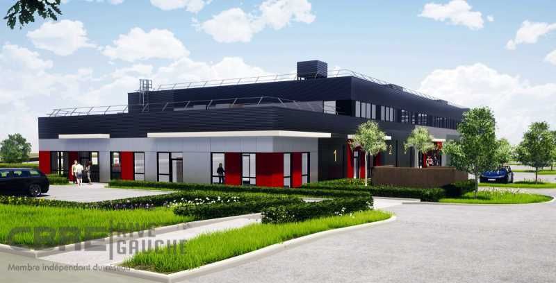Bâtiment à construire, à usage mixte (bureaux, sh