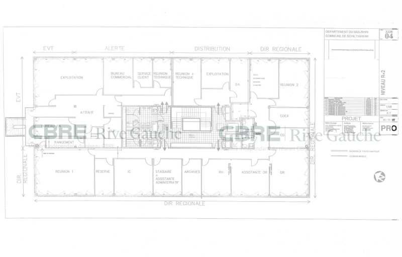 Location bureaux 704 m² non divisibles