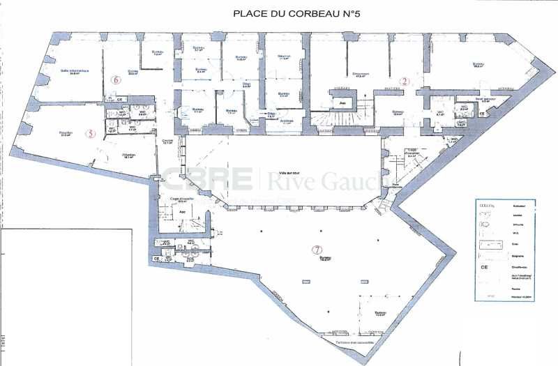 Vente bureaux 1659 m² divisibles à partir de 77 m²