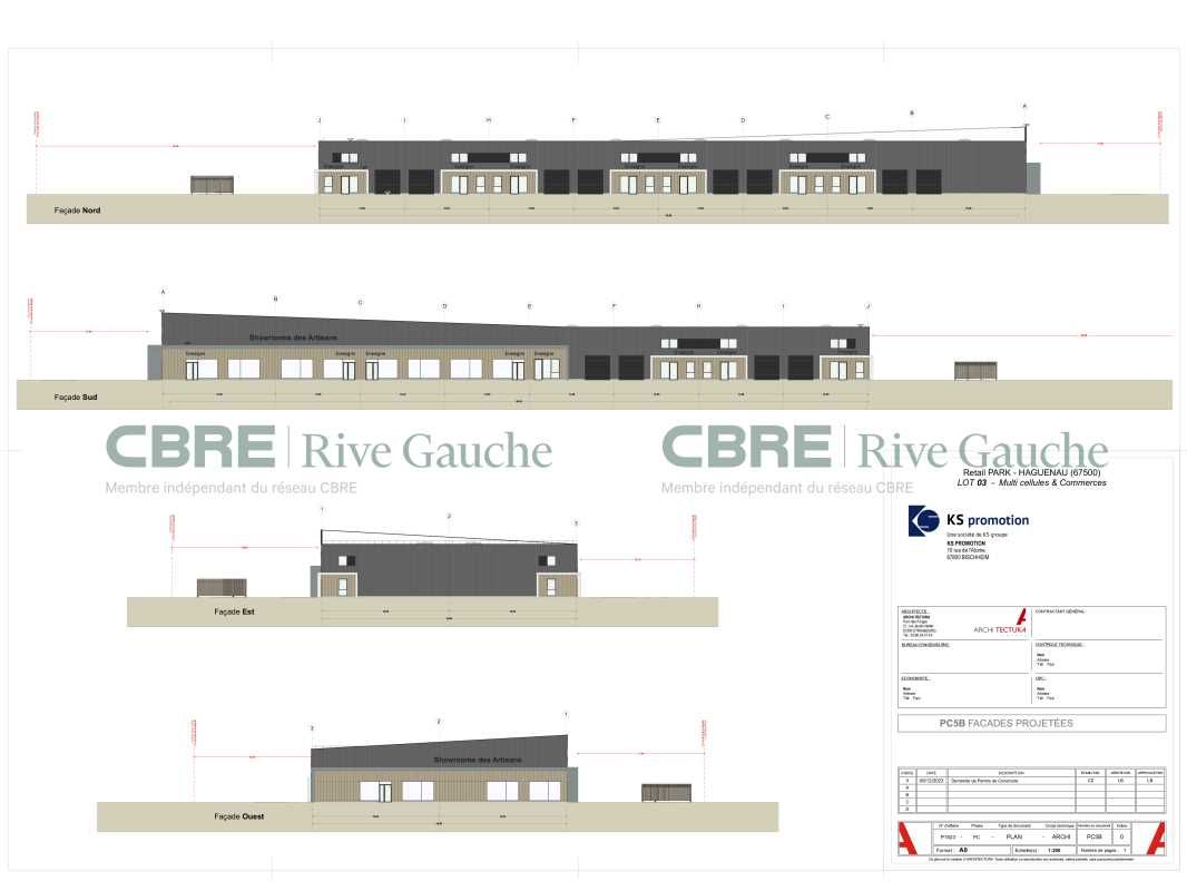 Vente entrepots 389 m² divisibles à partir de 173 m²