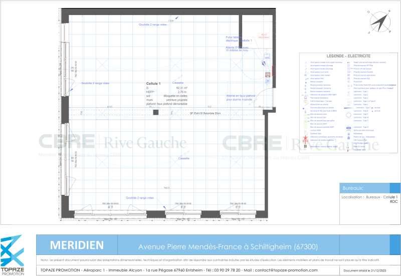 Vente bureaux 345 m² divisibles à partir de 50 m²