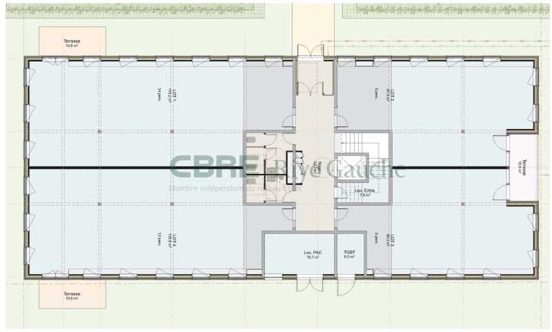 Location bureaux 1603 m² divisibles à partir de 130 m²