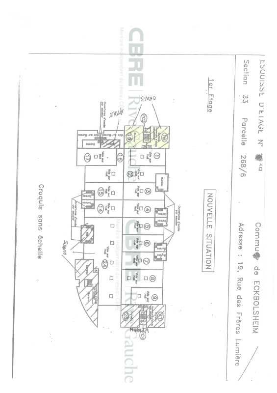 Location bureaux 197 m² divisibles à partir de 98 m²