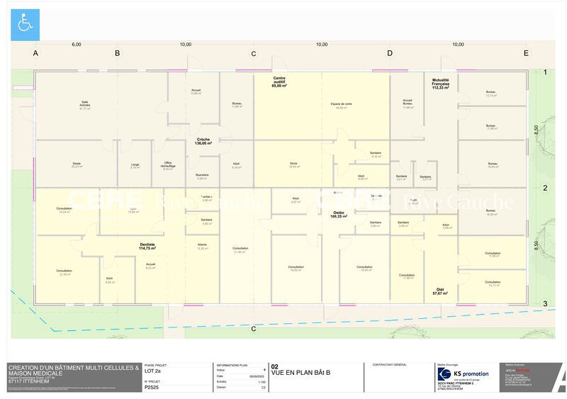 Vente bureaux 612 m² divisibles à partir de 58 m²