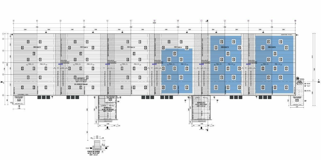 Location Entrepôts classe A 18857 m² non divisibles 02700 Tergnier