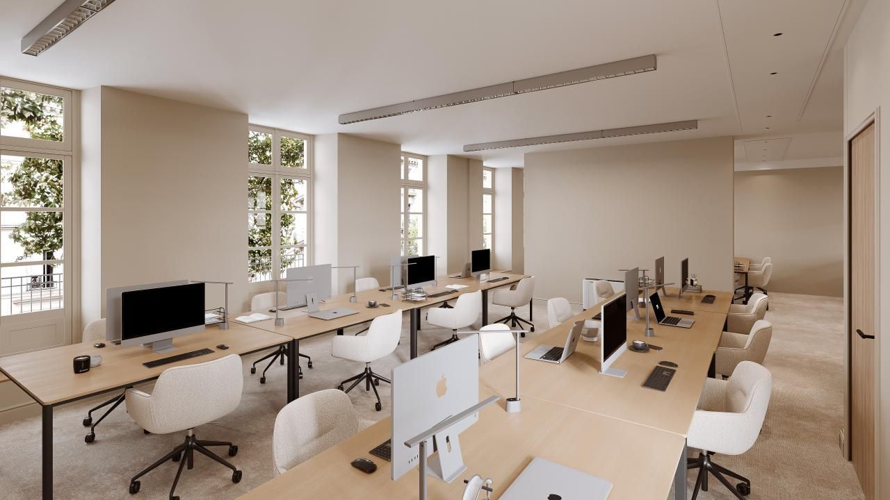 Location Bureaux 826 m² non divisibles 75009 Paris