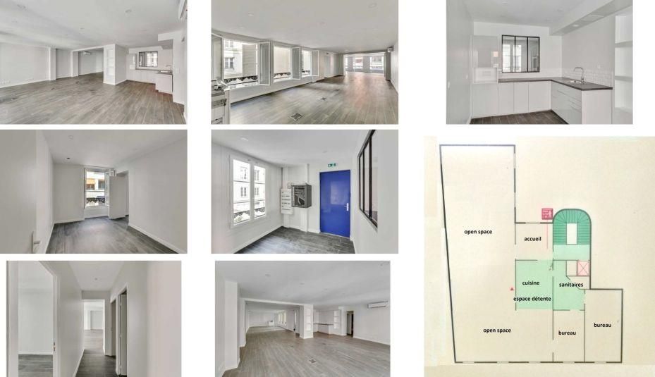 154 m² pour ce bureaux en location à Paris