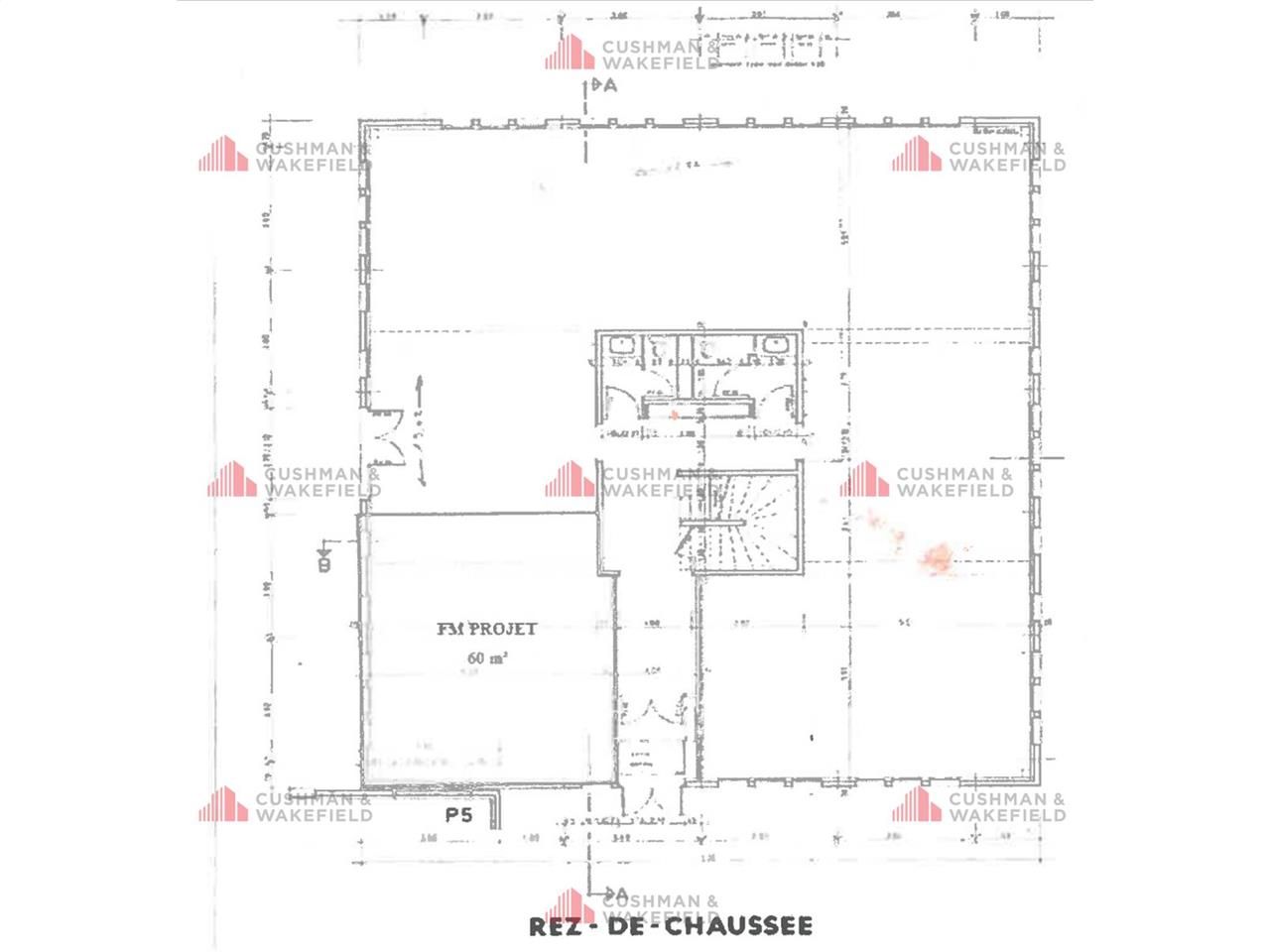 Location bureaux 60 m² non divisibles