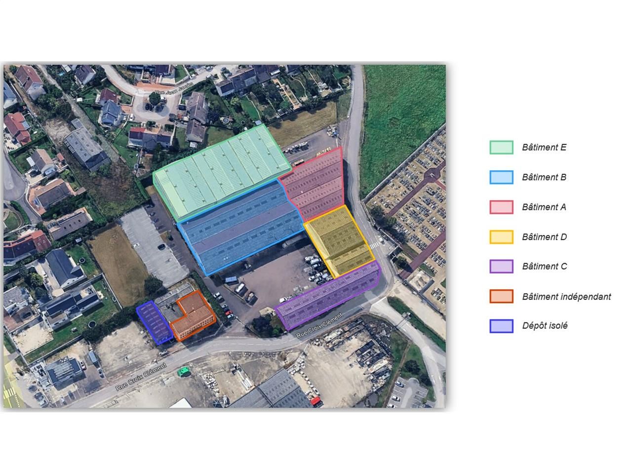 Vente entrepots 9219 m² divisibles à partir de 500 m²