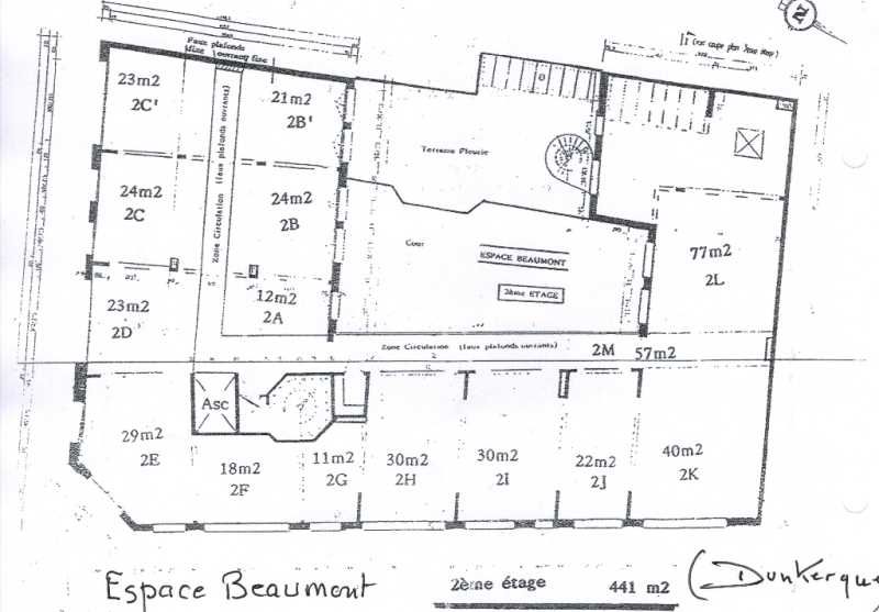 Location bureaux 311 m² divisibles à partir de 21 m²