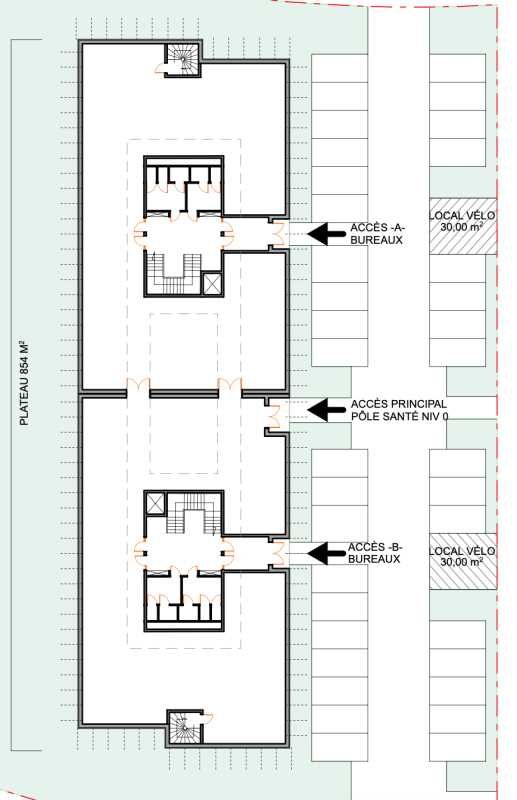 Vente bureaux 3515 m² divisibles à partir de 100 m²