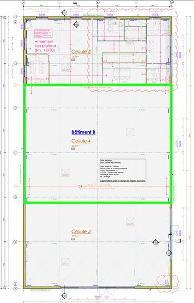 Location entrepots 272 m² non divisibles