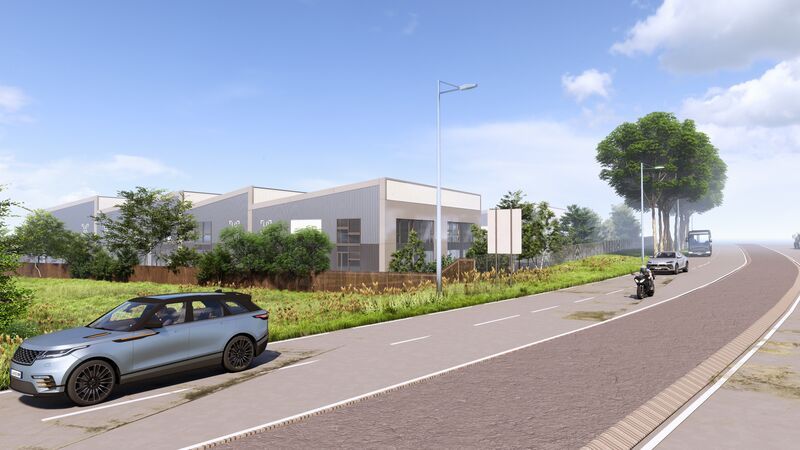 Dans un nouveau village d'entreprises situé au cr