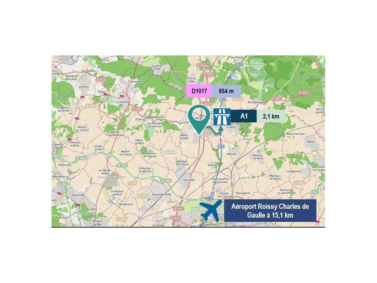 19647 m² pour cetentrepôts classe a en location à Marly-la-ville