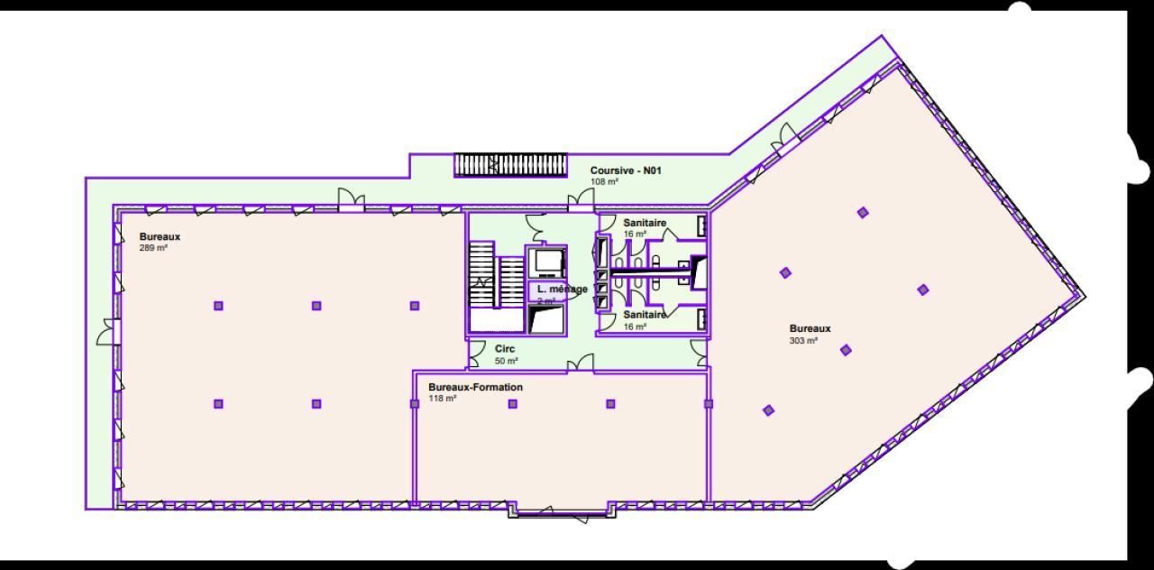 5538.5 m² pour ce bureaux en vente à Marquette-lez-lille