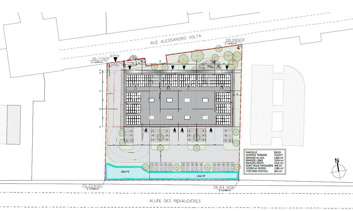 2016 m² pour ce activité en location à Carquefou