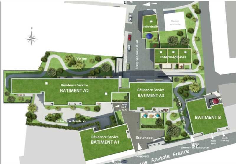 Location bureaux 185 m² non divisibles