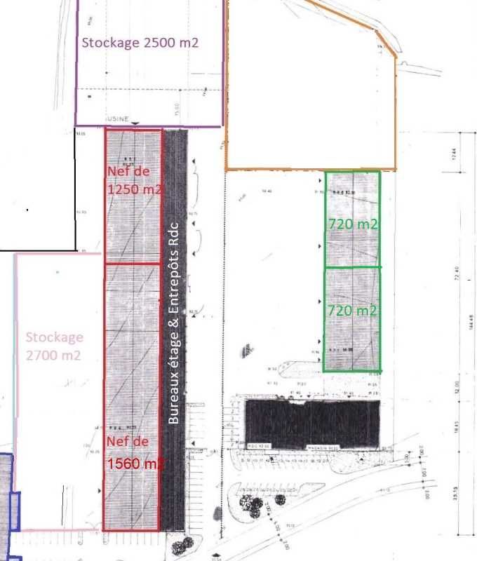 Location bureaux 462 m² divisibles à partir de 107 m²