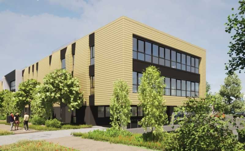 Bâtiment neuf tertiaire indépendant édifié sur 3 