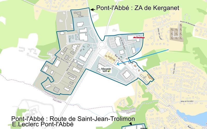 Location locaux commerciaux 549 m² non divisibles