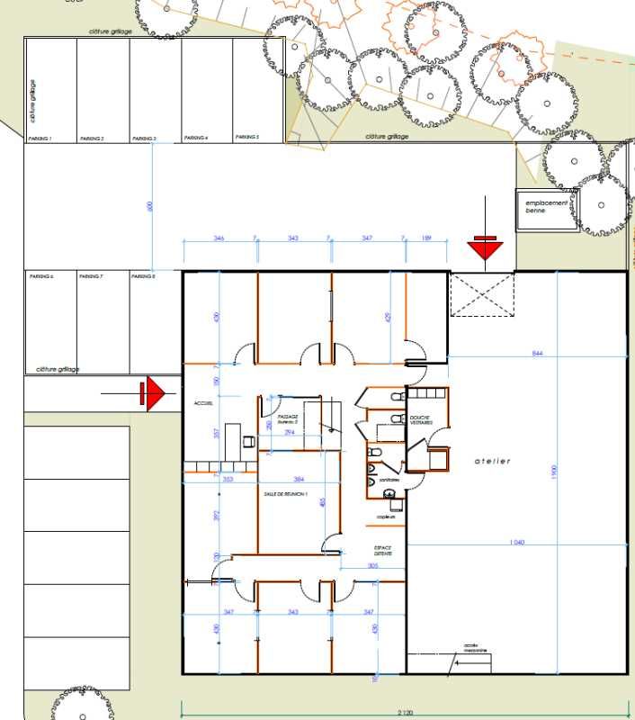 Vente entrepots 586 m² non divisibles