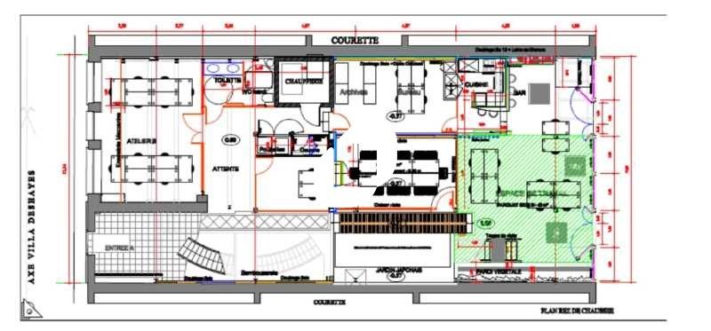 Location bureaux 653 m² non divisibles