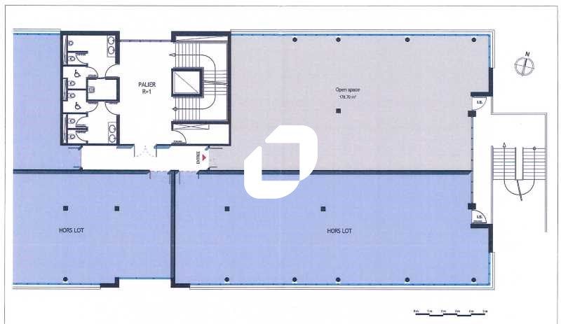 Location bureaux 202 m² non divisibles