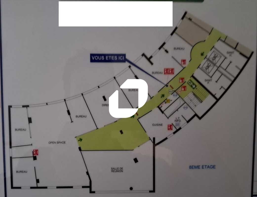 Location bureaux 1150 m² divisibles à partir de 280 m²